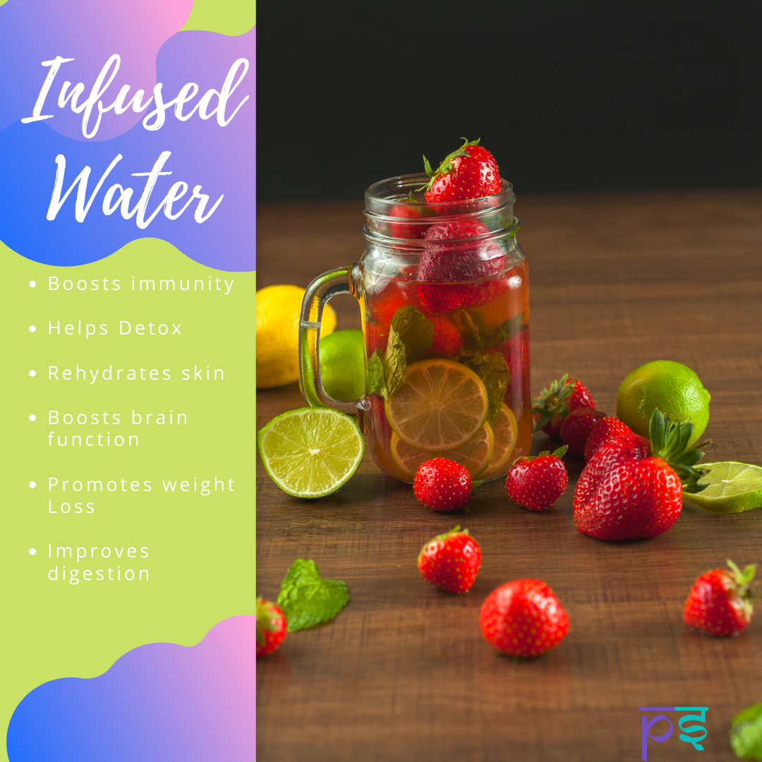 Stay Calm & Drink Infused Water